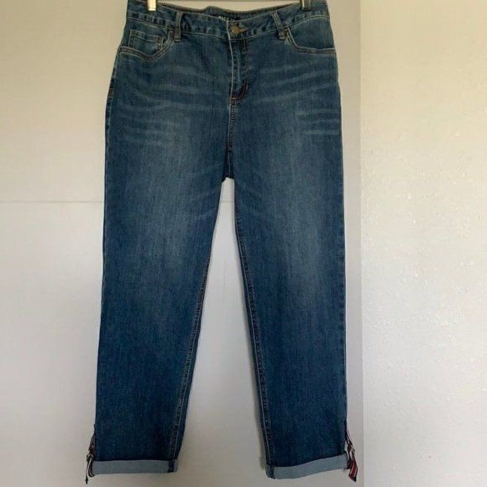 Baccini Blue Jeans Womens Size 8